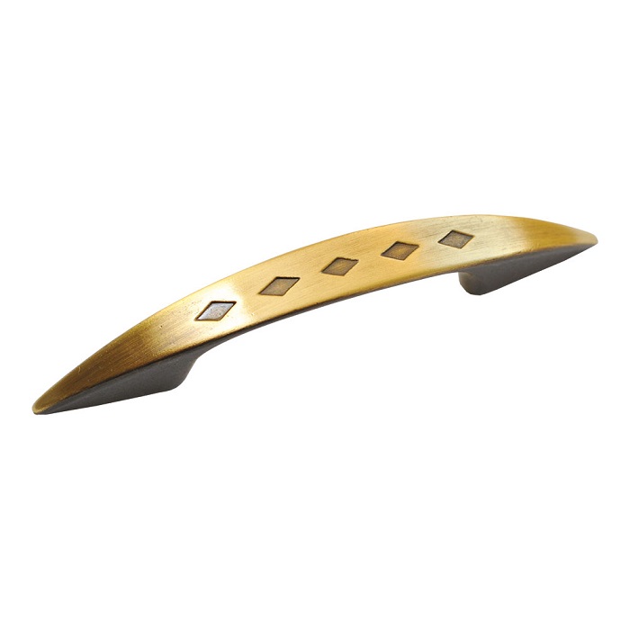 56406 Ручка скоба современная классика, античная бронза 64 мм