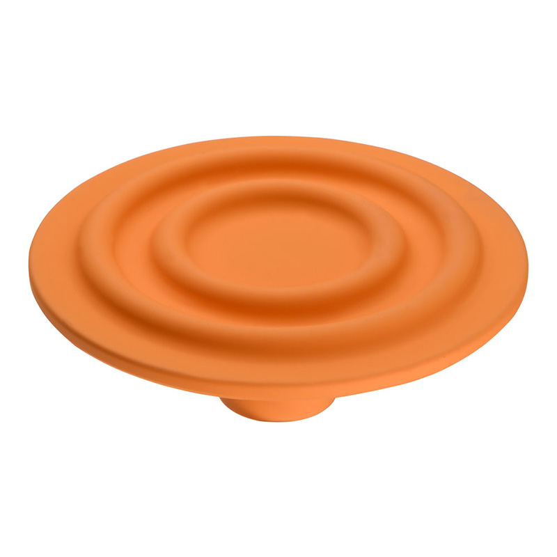 440025ST08 Ручка кнопка детская, круг оранжевый