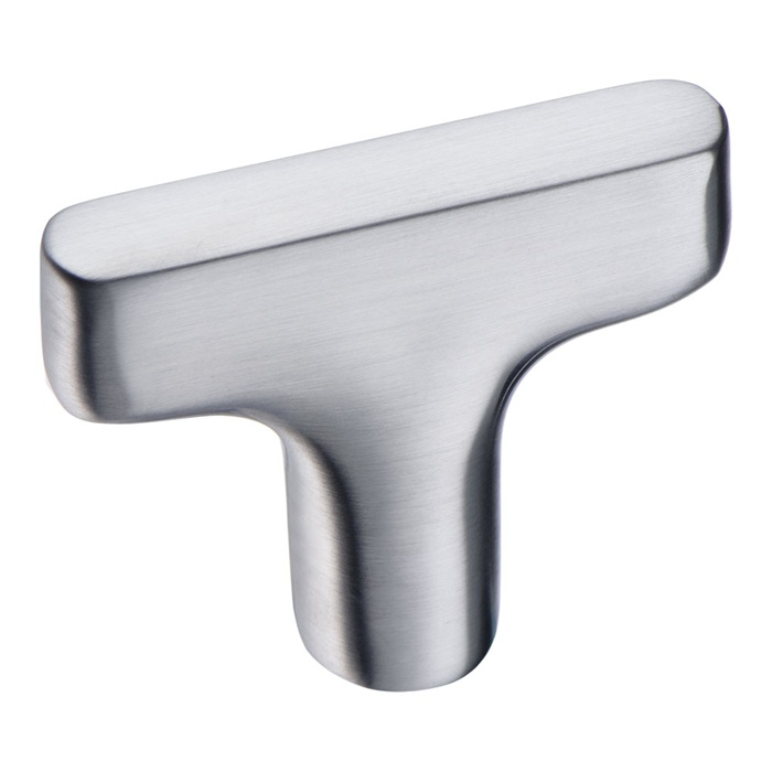 4103 001MP19 Ручка кнопка, сатинированный хром