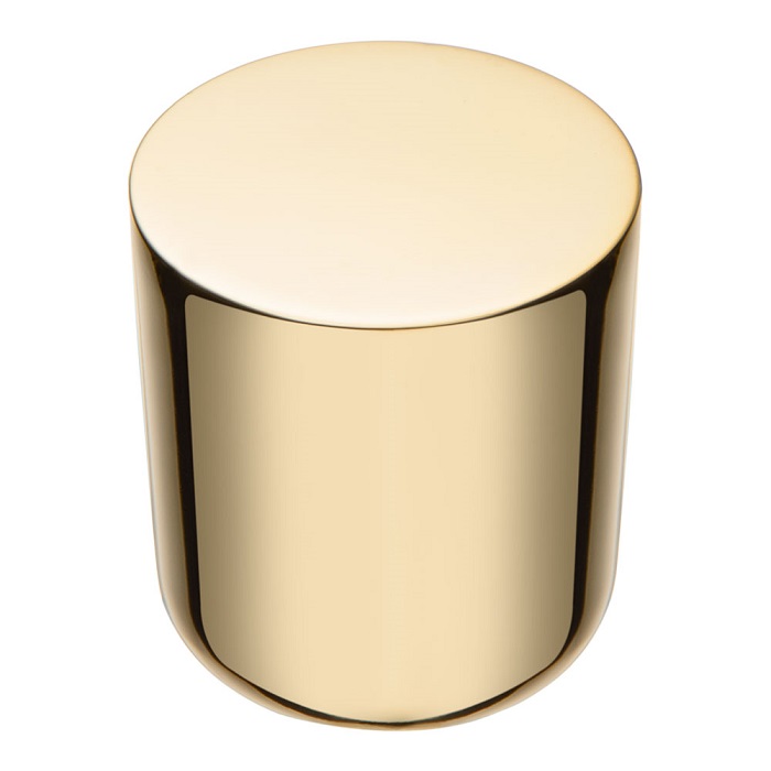 8161-100 Ручка кнопка, глянцевое золото