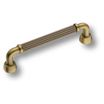 1116 128MP30 Ручка скоба современная классика, состаренная латунь 128 мм