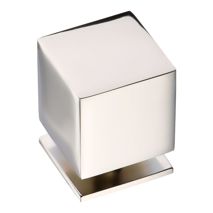 1954 0025 CR Ручка кнопка, глянцевый хром