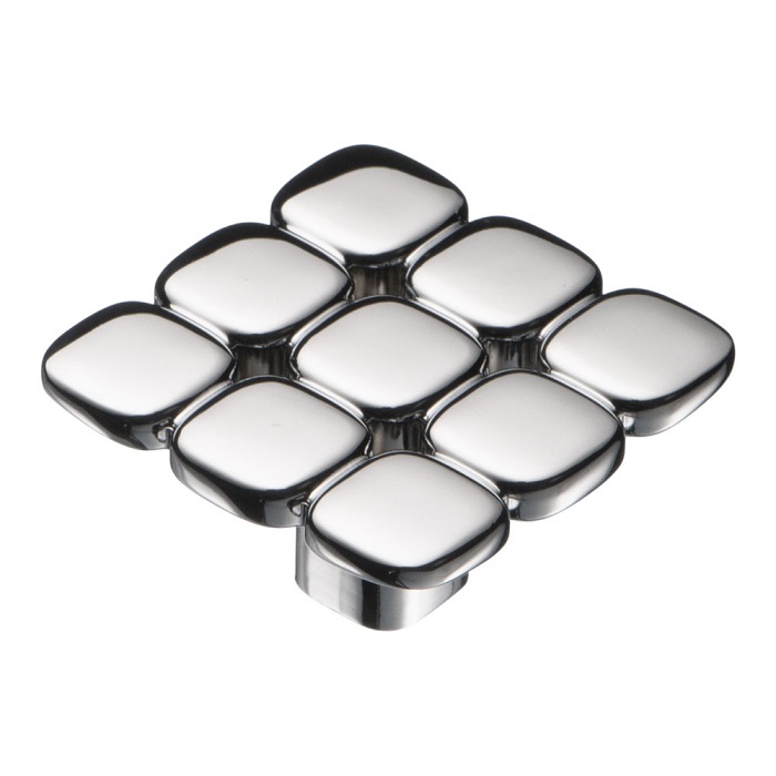 470025MP02 Ручка кнопка, глянцевый хром