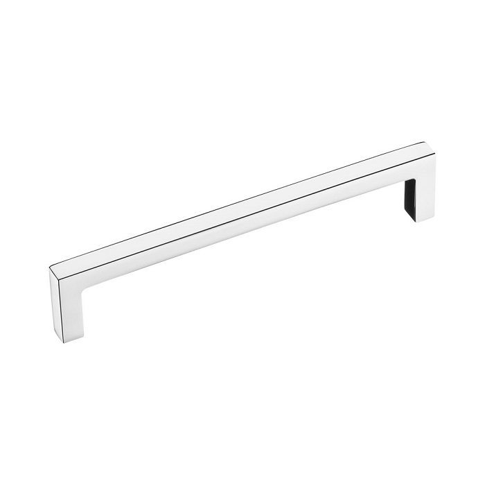 7938 0128 CR Ручка скоба, глянцевый хром 128 мм