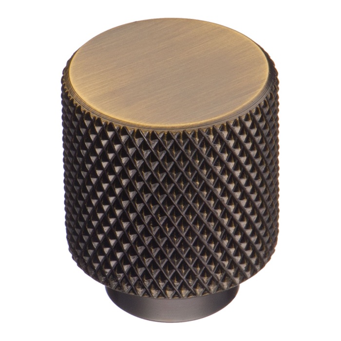 1965 0008 ABM Ручка кнопка, состаренная латунь