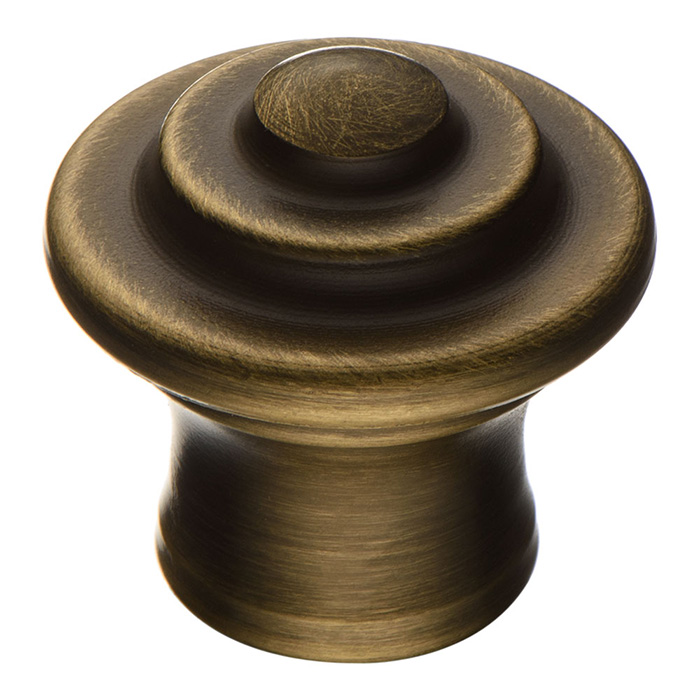 1934 0026 ABM Ручка кнопка, состаренная латунь