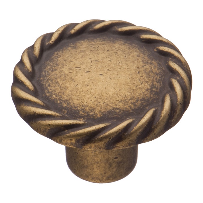 8581-831 Ручка кнопка современная классика, старая бронза