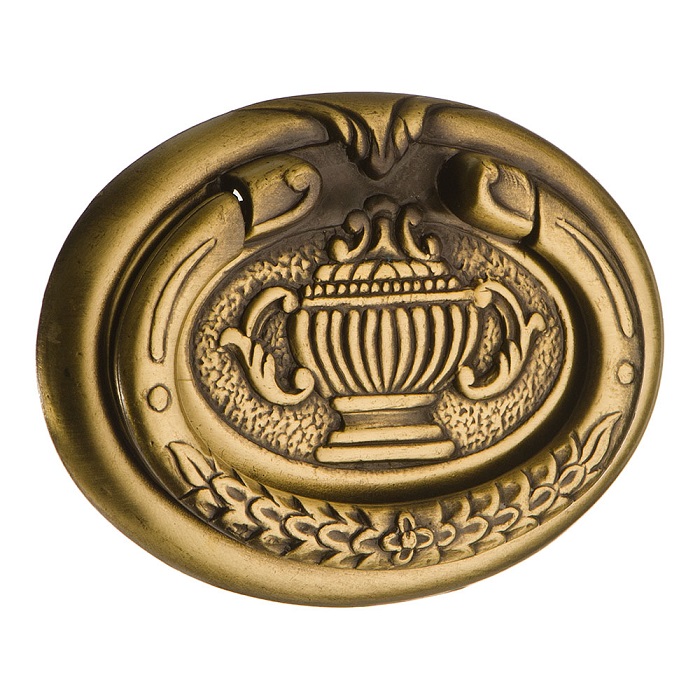 2490.0085.R.001 Ручка кольцо, античная бронза