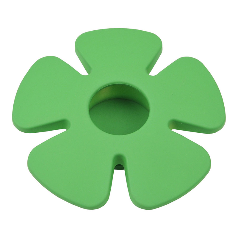 435025ST06 Ручка кнопка детская, цветок зелёный