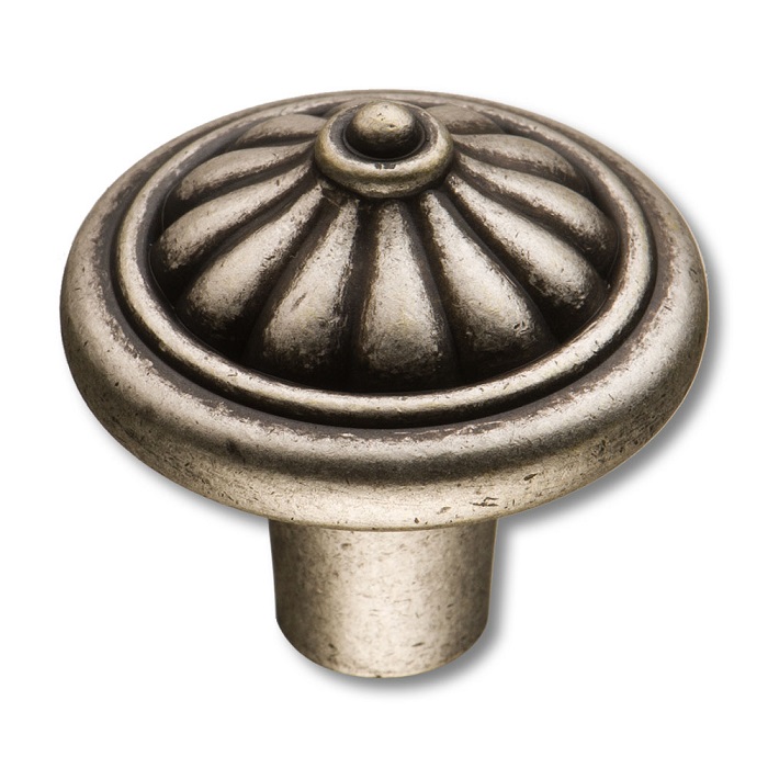 478025MP14 Ручка кнопка, старое серебро