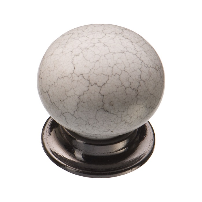 3005-70-000-08  Ручка кнопка керамика, паутинка/графит