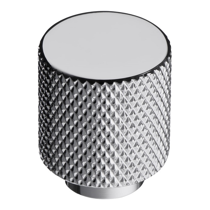 1965 0008 CR Ручка кнопка, глянцевый хром