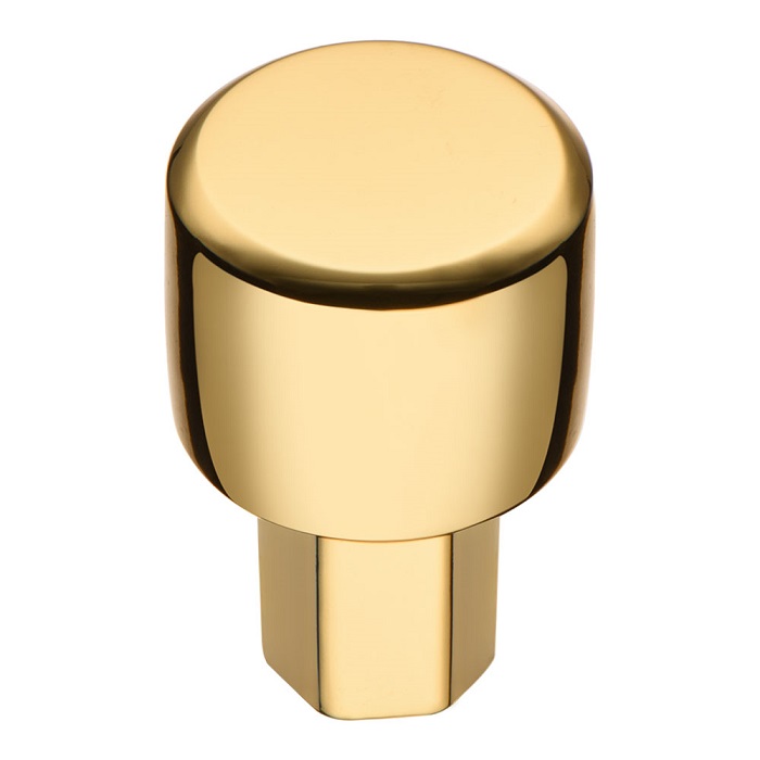 4126 001MP11 Ручка кнопка, глянцевое золото