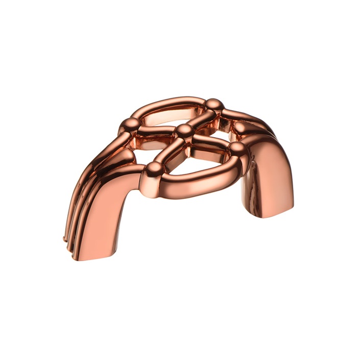 357032MP51 Ручка скоба, розовый 32 мм