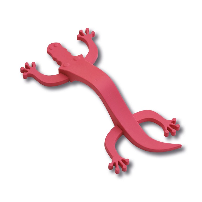 450096ST10 Ручка скоба детская, крокодил малиновый 96 мм