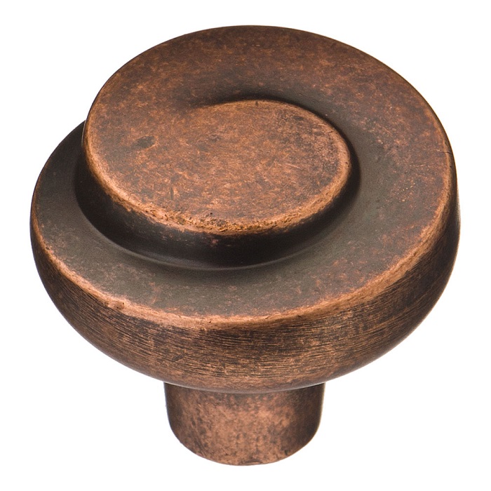 8871-808 Ручка кнопка современная классика, старая медь