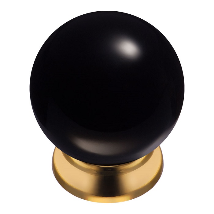 5101-133 Ручка кнопка, глянцевое золото
