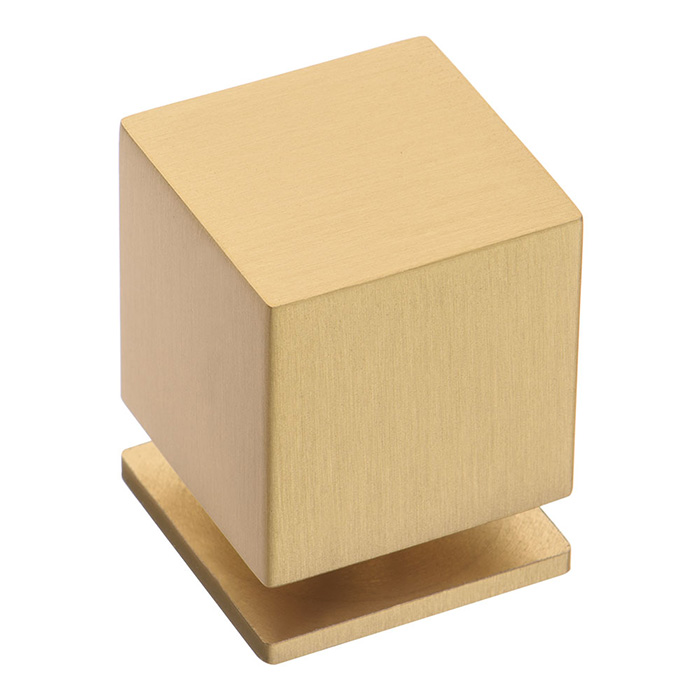 1954 0025 BB Ручка кнопка, матовое золото