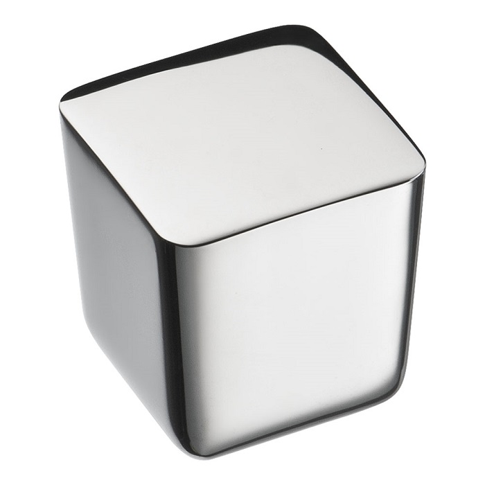 8151-400 Ручка кнопка, глянцевый хром