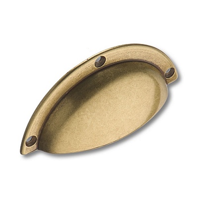 4800-22 Ручка раковина, старая бронза