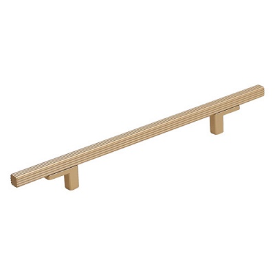 Ручка-скоба 160мм, отделка золото матовое