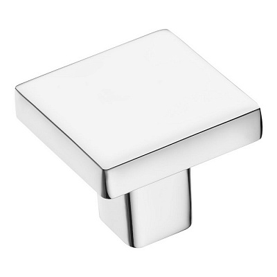 82-Chrome Ручка кнопка, глянцевый хром