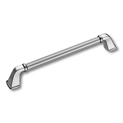 1122 192MP02 Ручка скоба, глянцевый хром 192 мм