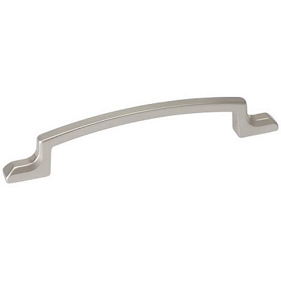 Ручка-скоба 128мм, отделка никель глянец шлифованный