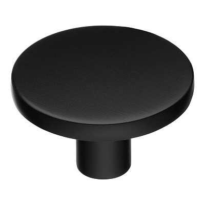 35-Matt Black Ручка кнопка, чёрный